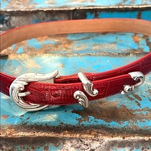 Coldwater Creek, Made in USA, Rich Red Belt, Excellent Condition